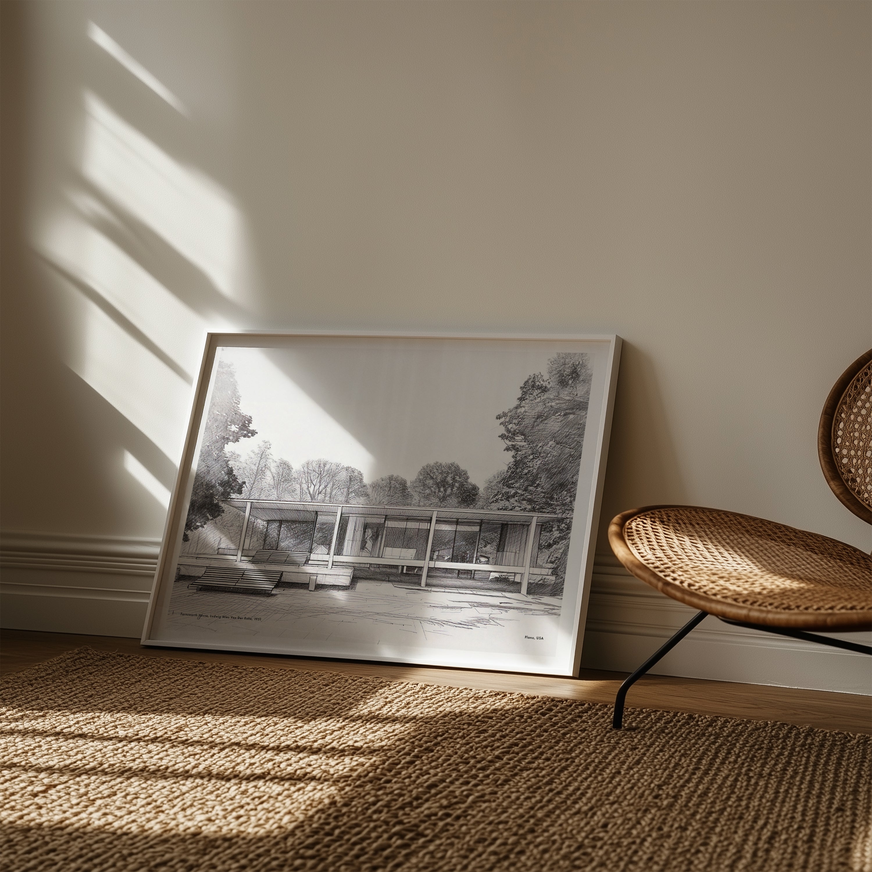 Farnsworth House Sketch