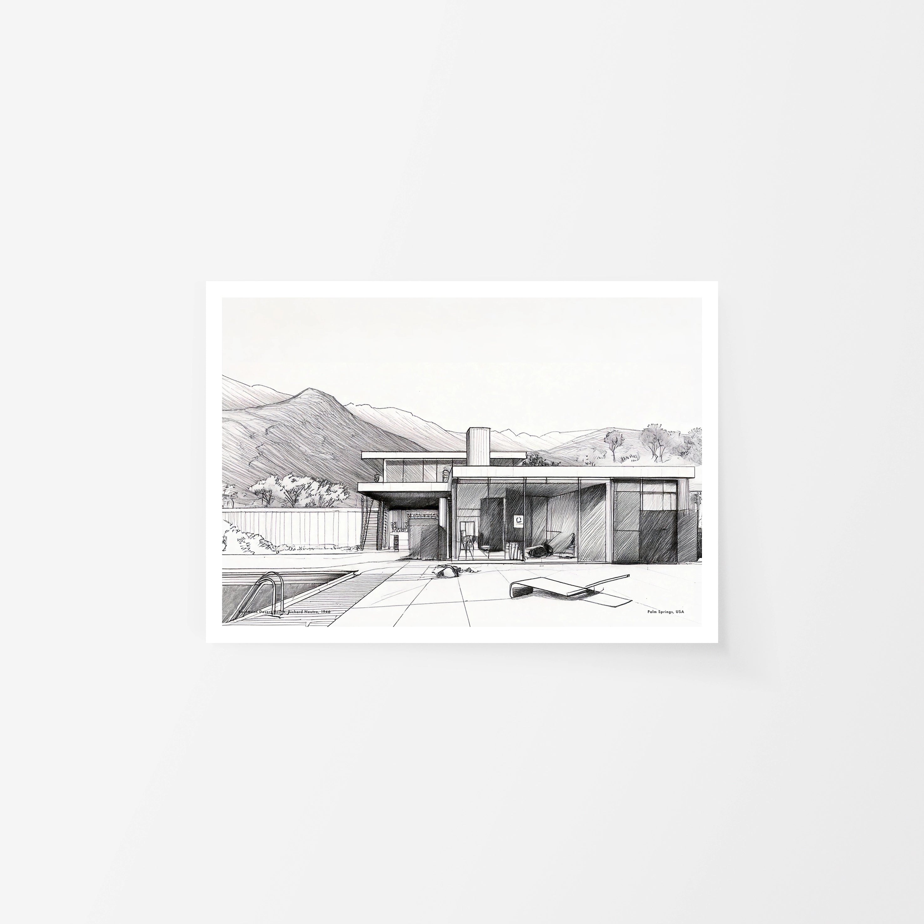 Kaufmann Desert House Sketch