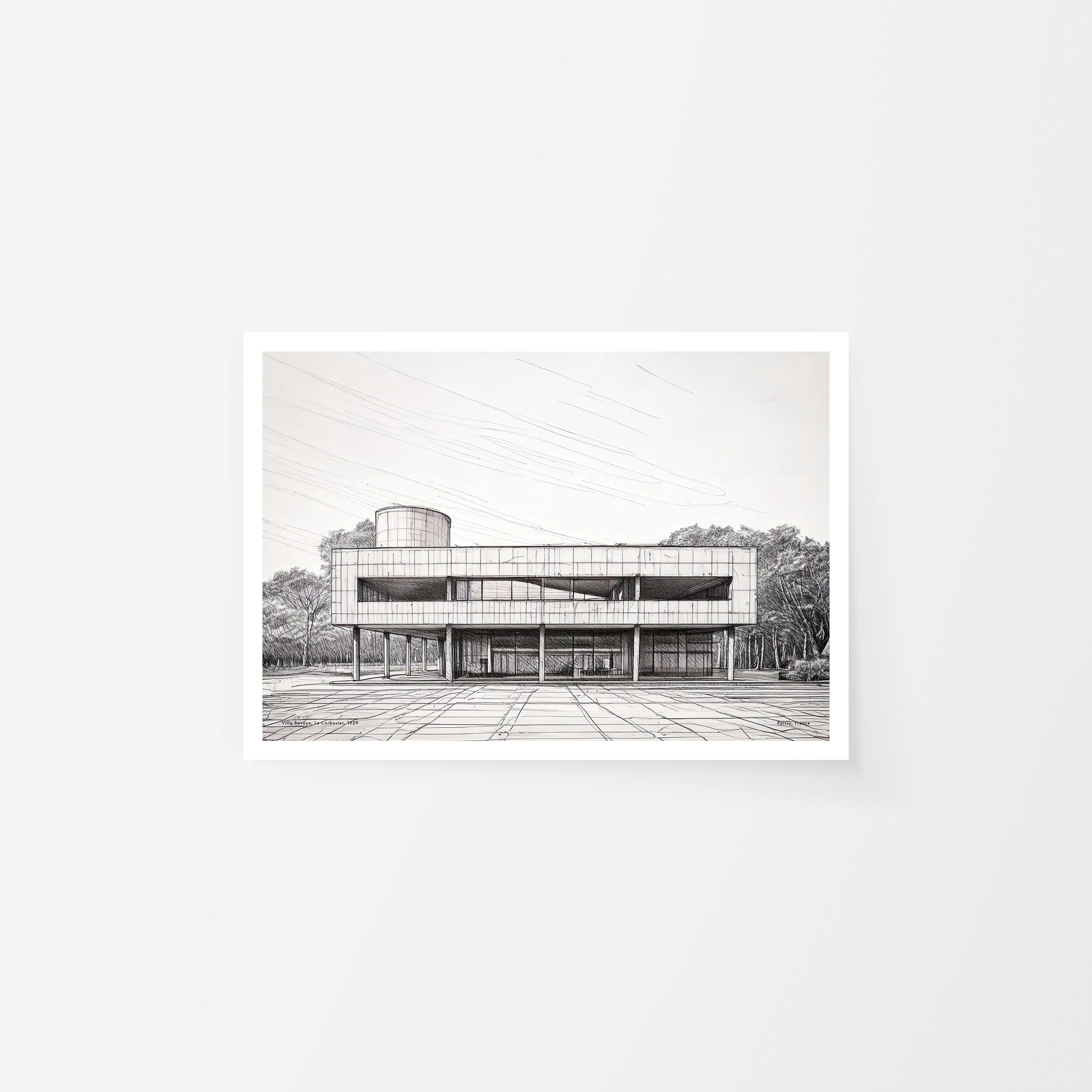 Villa Savoye Sketch