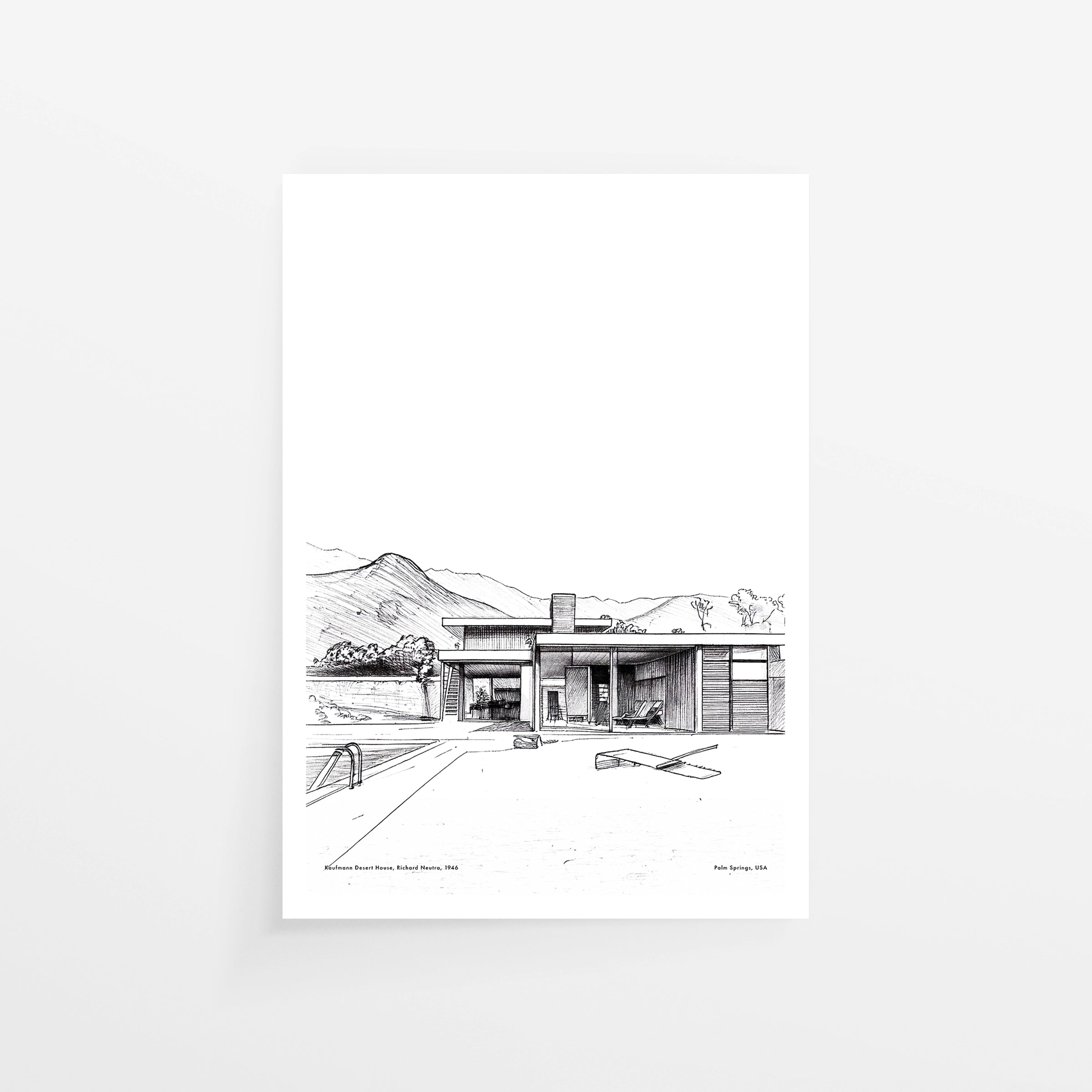 Kaufmann Desert House Sketch