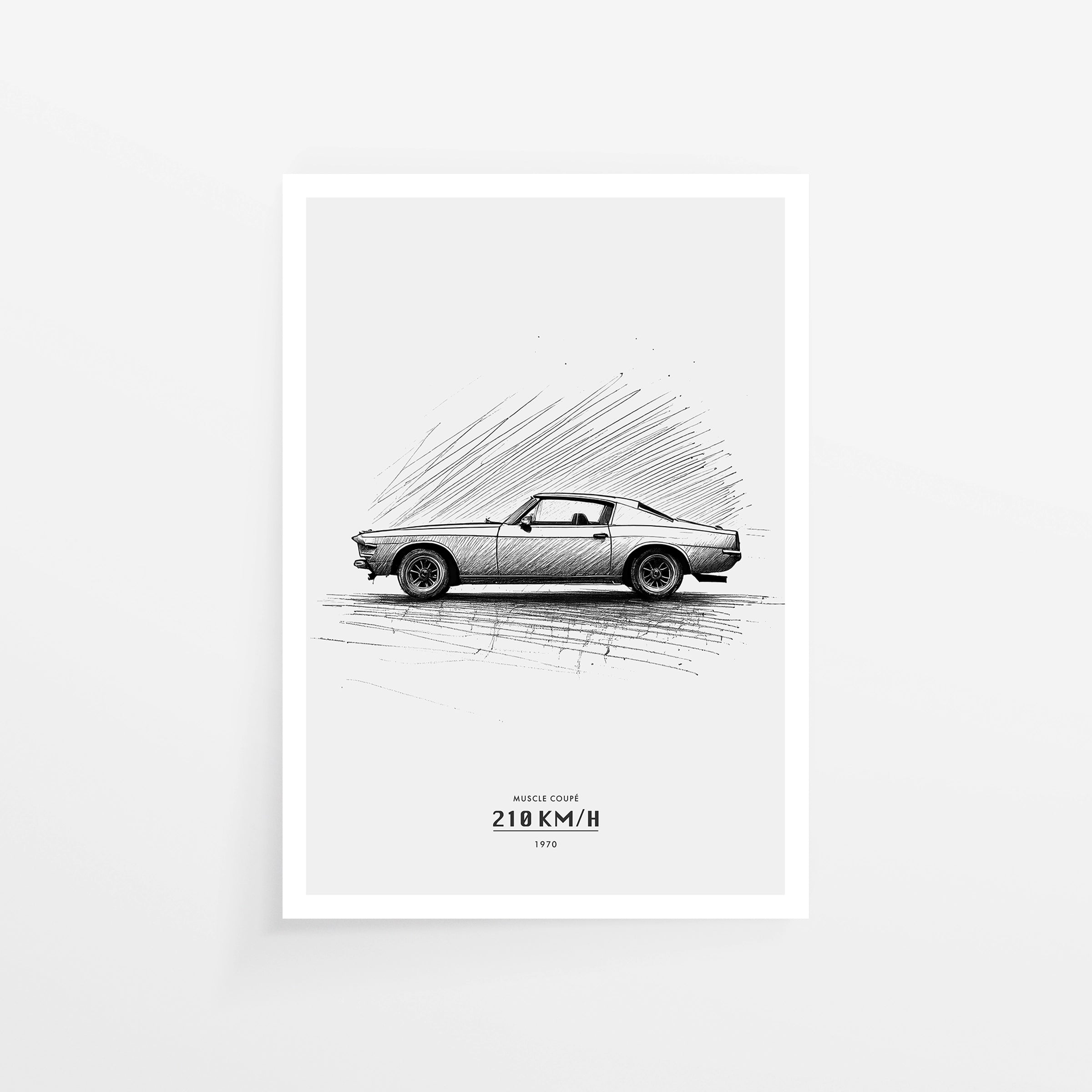 Muscle Coupe Iconic 1970s Car