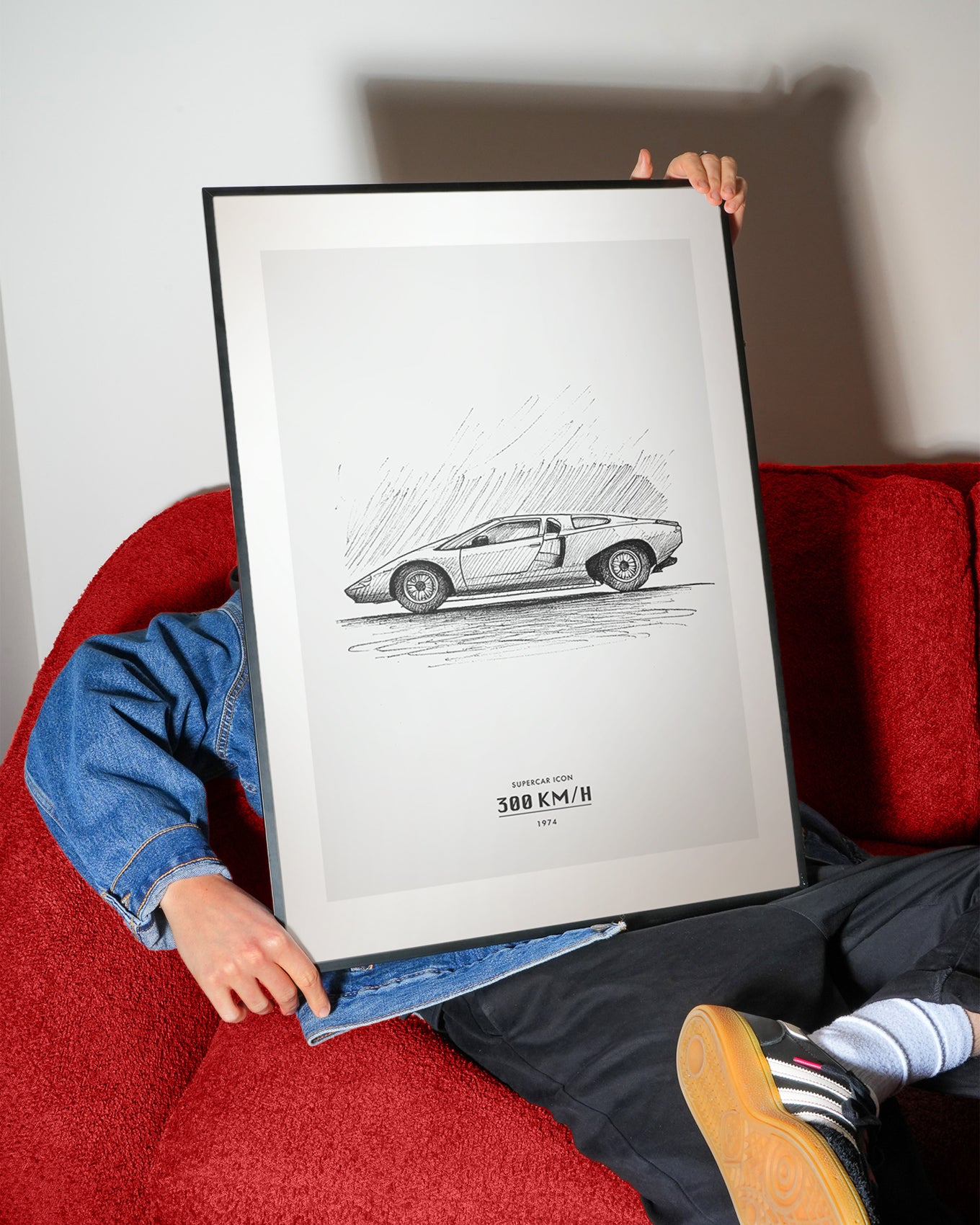 Timeless Icon Supercar Sketch