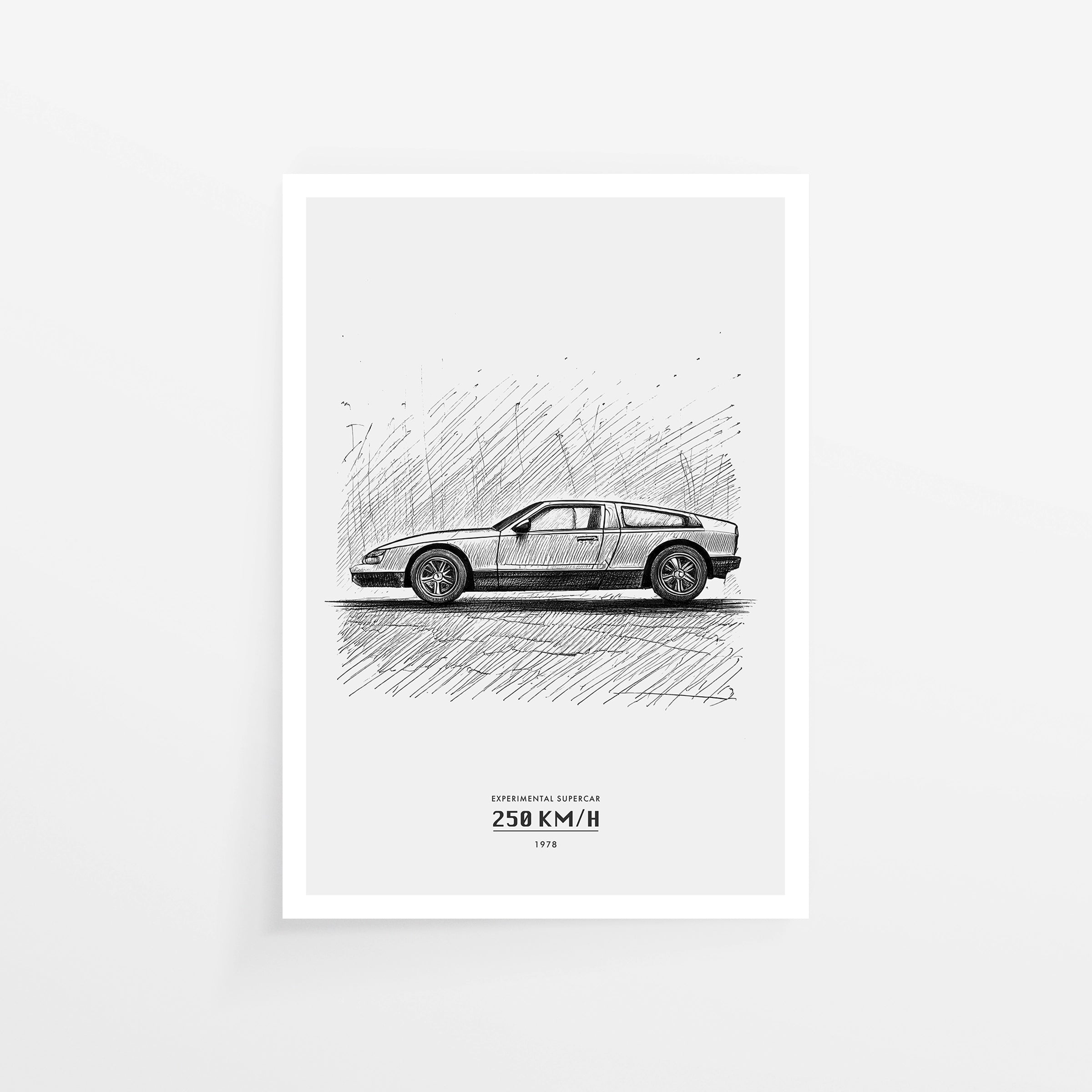 Experimental Supercar Sketch